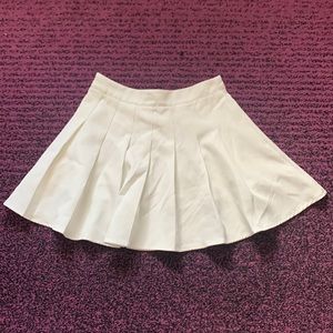 White Skater Skirt